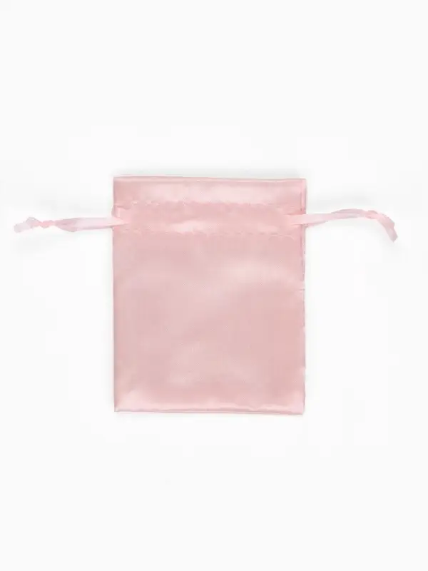 Набор подарочных атласных мешочков 50 шт., 8*10см, цвет светло-розовый (9911259)