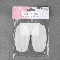 Подкладки под бретели, 9,2 &times; 5 см, цвет прозрачный