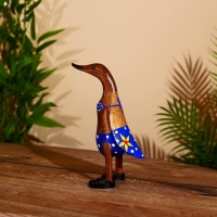 Сувенир "Утка в купальнике " дерево 25 см