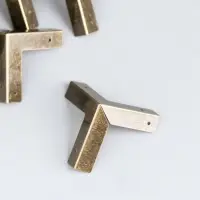 Уголок (накладка) для шкатулок металл набор 10 шт 3х3х3 см