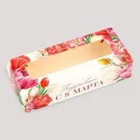 Коробка складная &laquo;Поздравляю с 8 Марта!&raquo;, 17 х 7 х 4 см