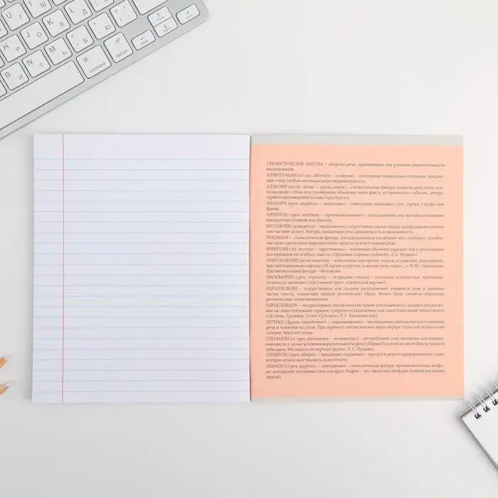 Тетрадь в линейку, предметная, 48 л.,на скрепке, А5 &laquo;ПЕРСОНАЖИ. Литература&raquo;