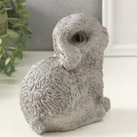 Копилка "Серый зайка" 15 см