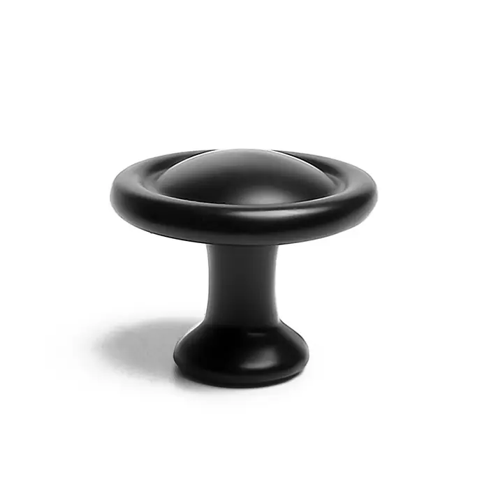 Ручка-кнопка ТУНДРА РК044BL, черная