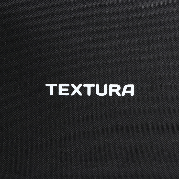 Сумка спортивная, TEXTURA, маленький размер, цвет чёрный