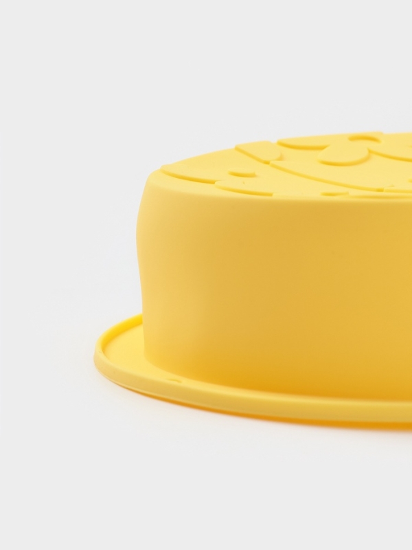 Форма для выпечки Доляна &laquo;Пасхальное яйцо&raquo;, 20,5&times;15,7&times;4,4 см, силикон, жёлтая