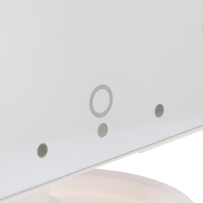 Зеркало Luazon KZ-07, подсветка, 30&times;18&times;7 см, 22 диода, 4хААА, (не в комплекте), белое