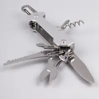 Туристический нож Liten Halp, серебристый