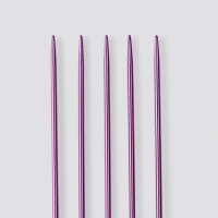 Спицы для вязания чулочные 15см d2,5мм (5шт) PVC-пакет алюминий фиолет АУ