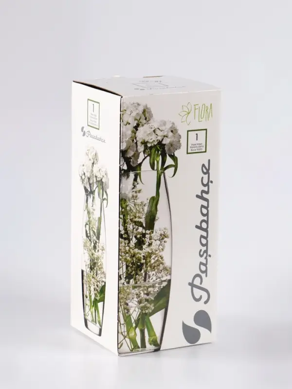 Ваза &laquo;Наргиз&raquo; розы, овал, h=26 см, стекло, белая