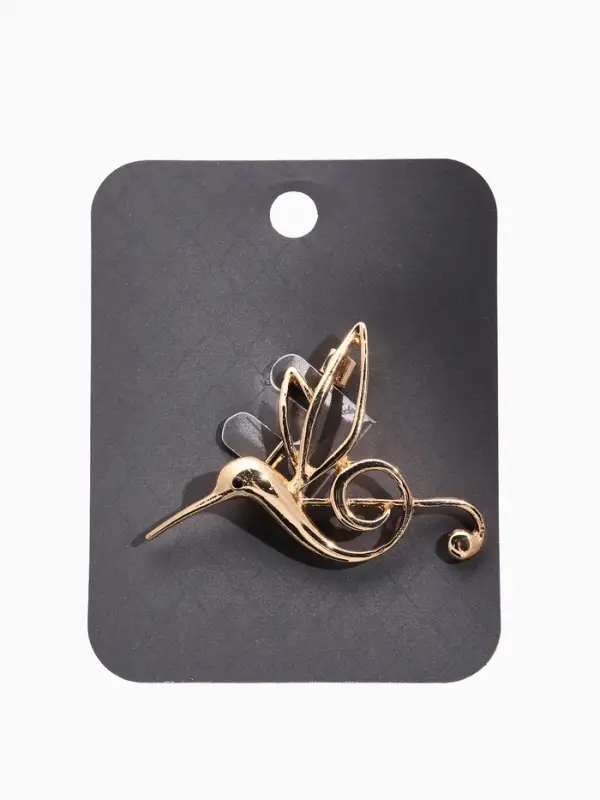 Брошь &laquo;Калибри. Скрипичный ключ&raquo;, цвет золото