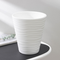 Кашпо для цветов со вставкой &laquo;Валенсия&raquo;, 5,2 л, цвет белый