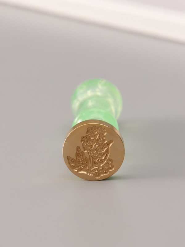 Сургучный набор "Растение" печать, ручка, сургуч 12,5х10х3,6 см