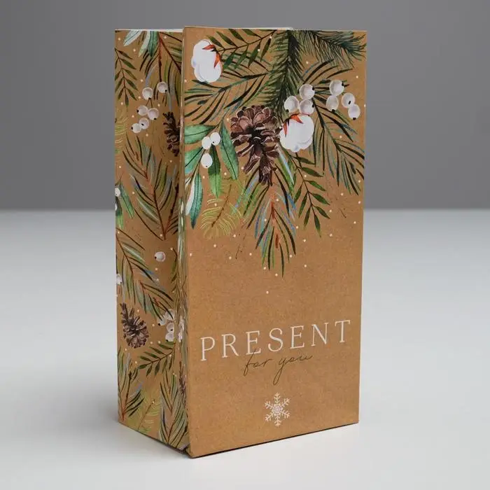 Пакет без ручек &laquo;Present for you&raquo;, 10 х 19.3 х 7 см