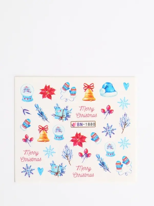 Слайдеры для ногтей &laquo;Christmas feeling&raquo;, разноцветные