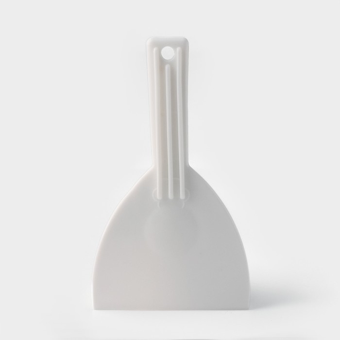 Шпатель кондитерский с ручкой Доляна, 16,5&times;9,5 см, цвет белый