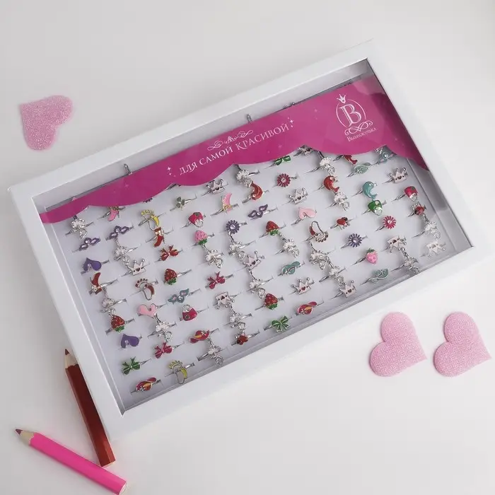 Кольцо &laquo;Выбражулька&raquo; фантазия, форма МИКС, МИКС