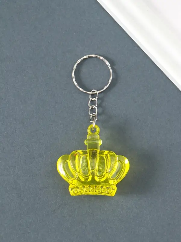 Брелок пластик "Корона" МИКС 4х4,4х1,5 см