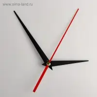 Комплект из 3-х стрелок для часов, черные 73/110 (1039) (фасовка по 100 наборов)