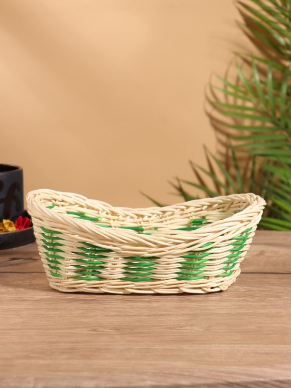 Корзина плетеная 22x14x8 см, ротанг