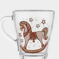 Кружка "Грация" "Новогодние игрушки" 250 мл