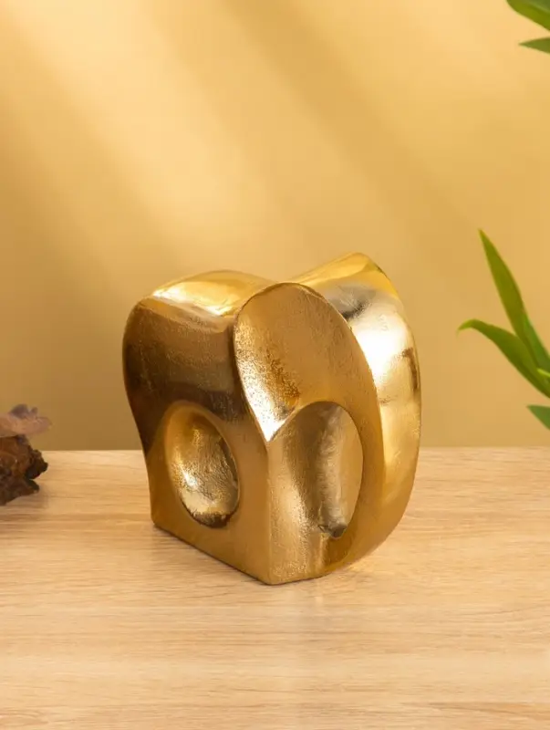 Сувенир интерьерный "Слон" 16х5х14 см, алюминий