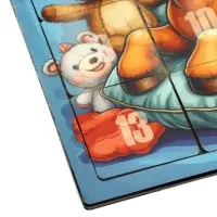 Головоломка &laquo;Пятнашки. Жеребёнок с игрушками&raquo;, логическая настольная игра, 22&times;22 см