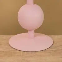 Подсвечник на 1 свечу "Зефир" с 2 сферами 8,5х8,5х18 см