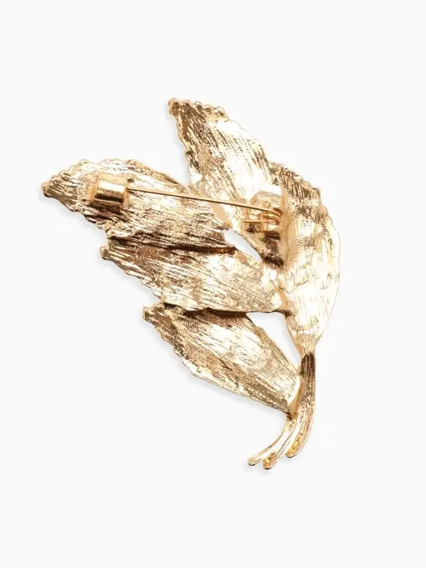 Брошь "Колоски", цвет золото
