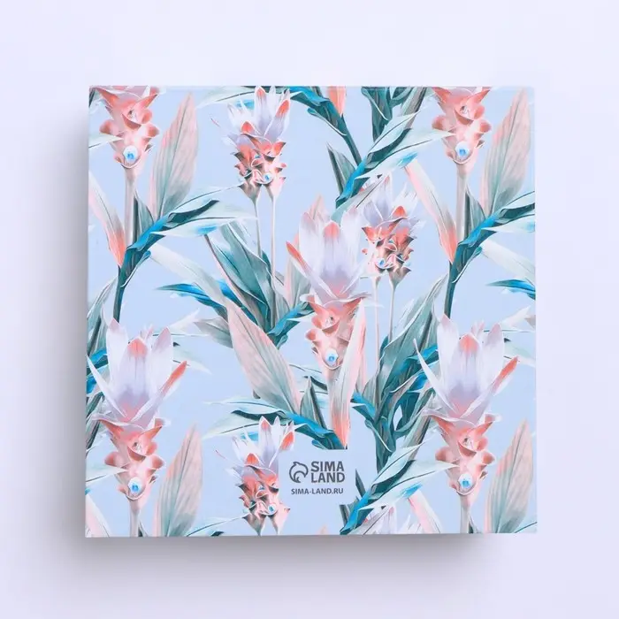 Коробка для печенья, кондитерская упаковка с пластиковой крышкой, Make your life sweet, 10.5 х 10.5 х 3 см