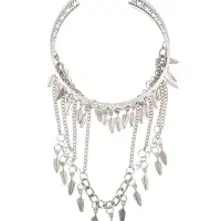 Браслет на предплечье &laquo;Перо&raquo;, цвет серебро