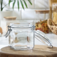 Банка для сыпучих продуктов Paşabah&ccedil;e Cremlin, 740 мл, стекло, прозрачная