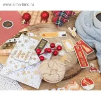 Чипборд с фольгированием на клеевой основе &laquo;Загадай желание&raquo;, 30.5&times;30.5 см