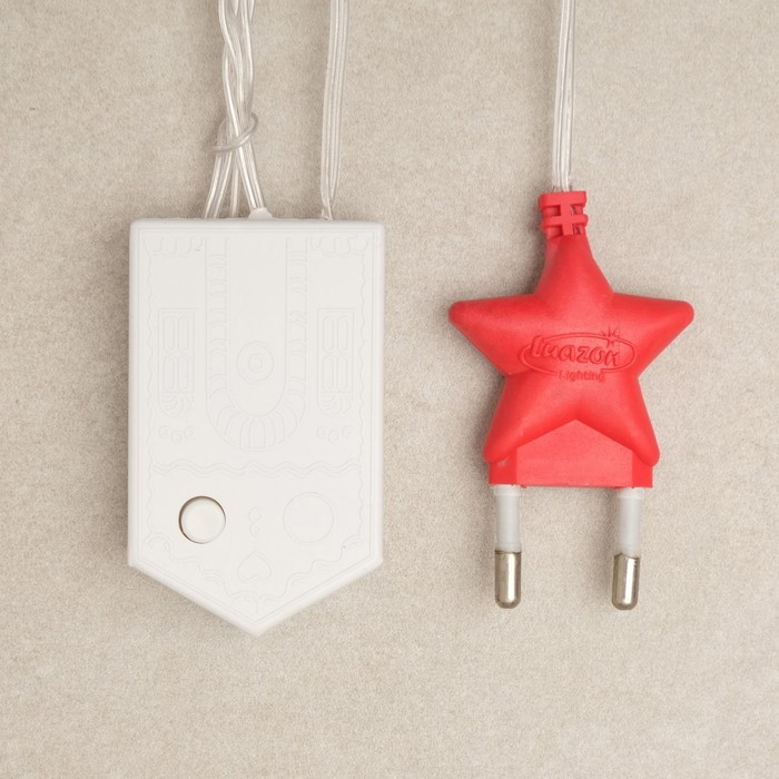 Гирлянда &laquo;Сеть&raquo; 1.6 &times; 1.6 м, IP20, прозрачная нить, 144 LED, свечение мульти, 8 режимов, 220 В