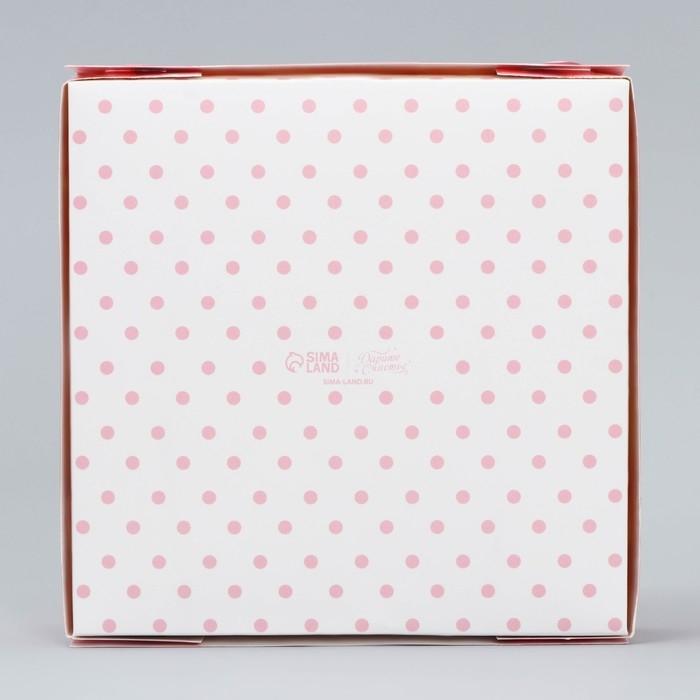 Коробка для конфет, кондитерская упаковка, 9 ячеек, &laquo;Сладости&raquo;, 14.7 х 14.7 х 3.5 см