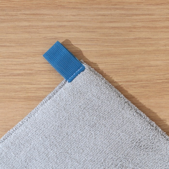 Коврик для сушки посуды Доляна &laquo;Лофт&raquo;, 30&times;40 см, микрофибра, цвет светло-серый