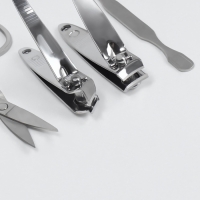 Набор маникюрный &laquo;Пейзаж&raquo;, 6 предметов, в футляре, рисунок МИКС