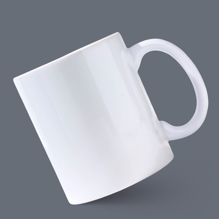 Кружка керамическая &laquo;Лень&raquo;, 320 мл, цвет белый