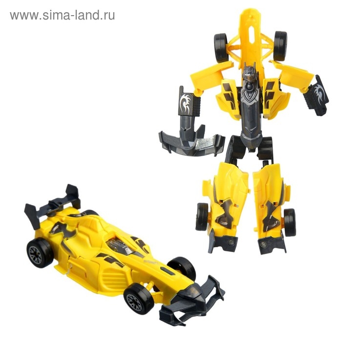Робот &laquo;Формула 1&raquo;, трансформируется, цвета МИКС