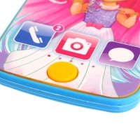 Телефон музыкальный &laquo;Принцессе&raquo;, звук, цвет розовый, МИКС