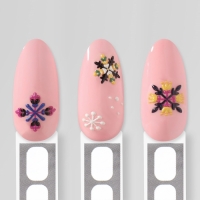 Наклейки для ногтей &laquo;Праздничное настроение&raquo;, объёмные, разноцветные