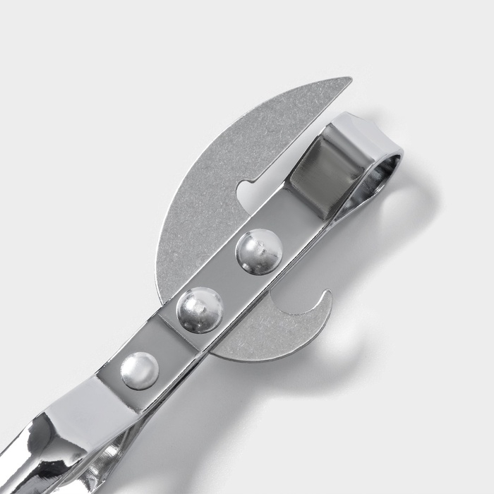 Открывашка - штопор Доляна &laquo;Помощник&raquo;, 14 см, цвет серебристый