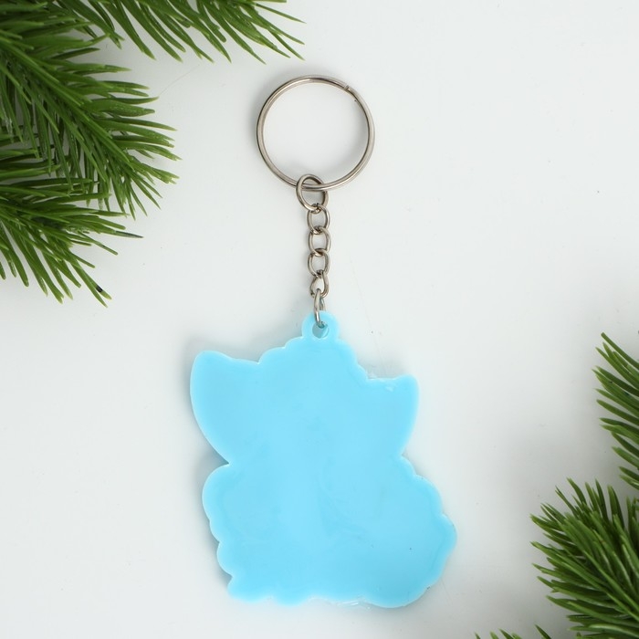 Брелок для ключей , резиновый, аниме &laquo;Лисенок Чиби&raquo;, 6,1 х 5,3 см