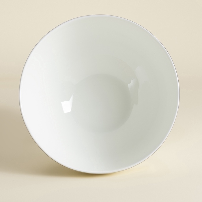 Салатники SL Home &laquo;Каскарон&raquo;, 1,4 л, d=18 см, набор 2 шт, костяной фарфор, белые