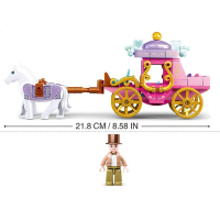 Конструктор Розовая Мечта &laquo;Королевская карета&raquo;, 139 деталей