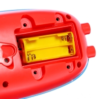 Детский фонтанчик для ванны &laquo;Зверята на кораблике&raquo;, 3 насадки, работает от батареек