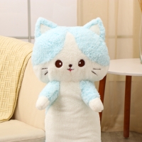 Мягкая игрушка-подушка &laquo;Кот&raquo;, 100 см, цвет голубой