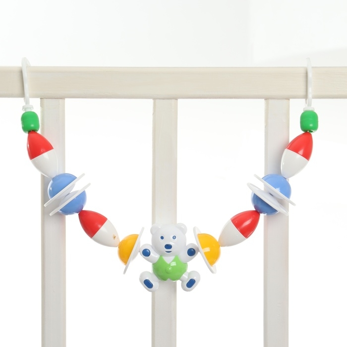 Растяжка на коляску/кроватку &laquo;Русский лес&raquo;, цвет МИКС, Аэлита