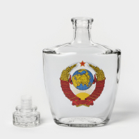 Набор питьевой &laquo;Герб СССР&raquo;, 7 предметов: штоф 500 мл, 6 стопок 50 мл