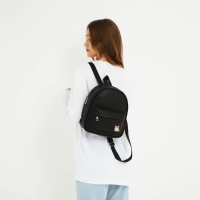 Рюкзак школьный из искусственной кожи с карманом &laquo;Корги&raquo; 27х23х10 см